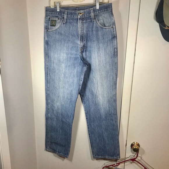 Cinch green label relaxed fit tapered leg mid rise size 33x30 Preowned - Picture 2 of 5